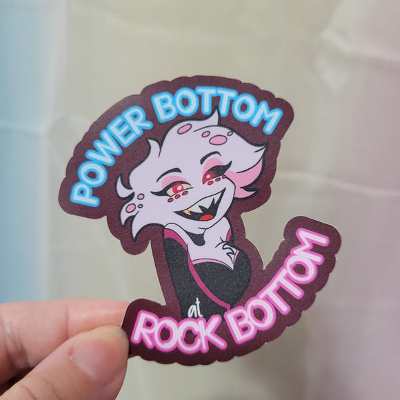 Power Bottom at Rock Bottom Sticker