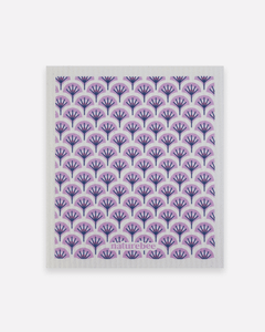 Sponge Cloth Geometric Purple