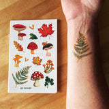 The Mushrooms temporary tattoo