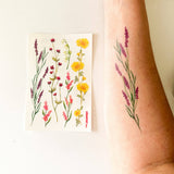 Temporary tattoos - Delicate flowers