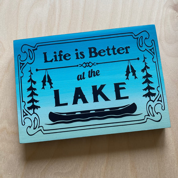 5 x 7 Art Panel | Life at Lake