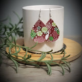 Holiday Tear Drop Earrings - 7