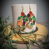 Holiday Tear Drop Earrings - 10