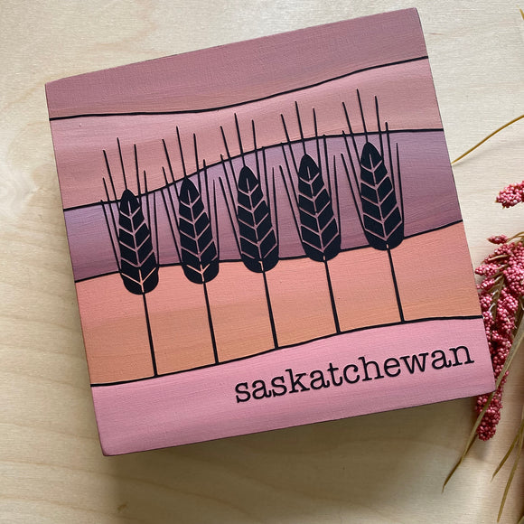 6 x 6 Art Panel | Sask 5 Wheat