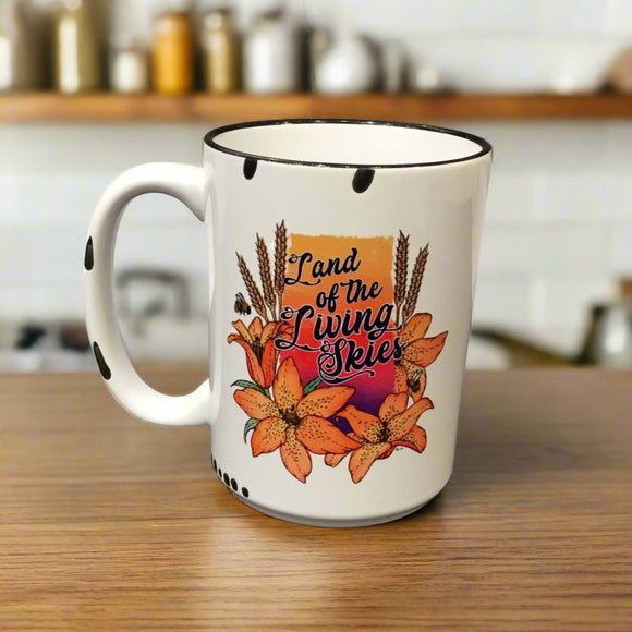 Land of the Living Skies farmhouse Mug