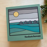 8 x 8 Art Panel | Sask 4 Grain Bins