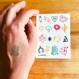 The Tiny Doodles - Temporary tattoos