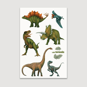 Dinosaur Themed Temporary Tattoos