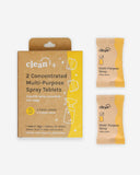 2 Fresh Lemon Multi-Purpose Cleaning Spray Tablets (Box)