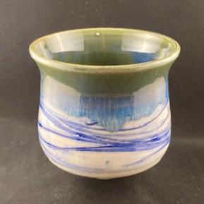 Blue Swirl Bowl/Vase