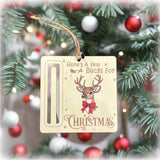 Bucks for Christmas Ornament