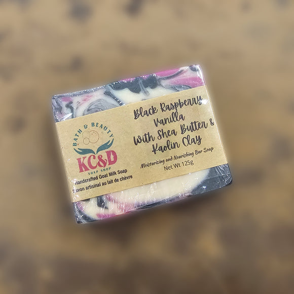 Goat Milk Soap - Black Raspberry Vanilla