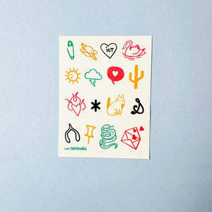 The Tiny Doodles - Temporary tattoos