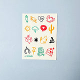 The Tiny Doodles - Temporary tattoos