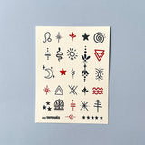 The Mini symbols - Temporary tattoos