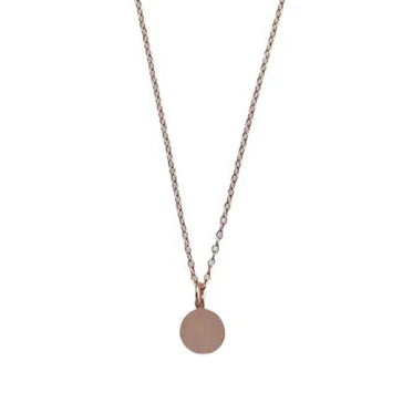 Tag Necklace - Rose Gold