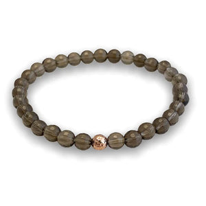 Smoky Quartz Rose Gold Bracelet