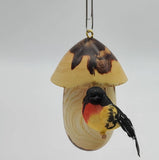 CW - Birdhouse window or desk ornament