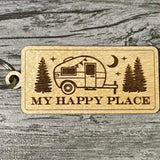 Travel Wooden KeyChains - 2